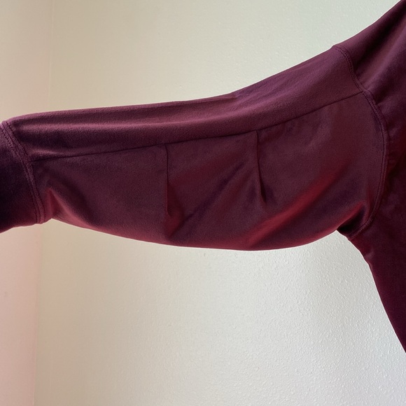 Express Women's Deep Burgundy Oversized Jacket - Picture 7 of 9